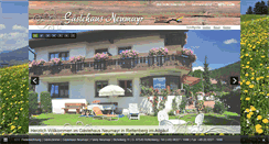 Desktop Screenshot of gaestehaus-neumayr.de